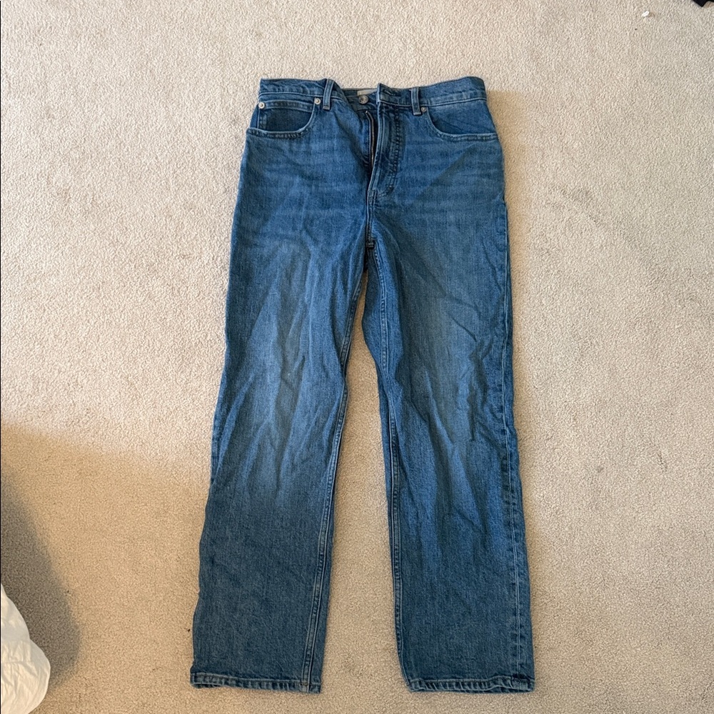 Everlane Women's Classic Denim Straight Leg Pants
